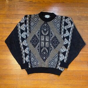 Vintage Generra Collection Mens M Wool Alpaca Blend Sweater Made in Italy